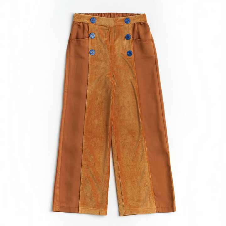 Brown Sugar Corduroy Tencel Slacks