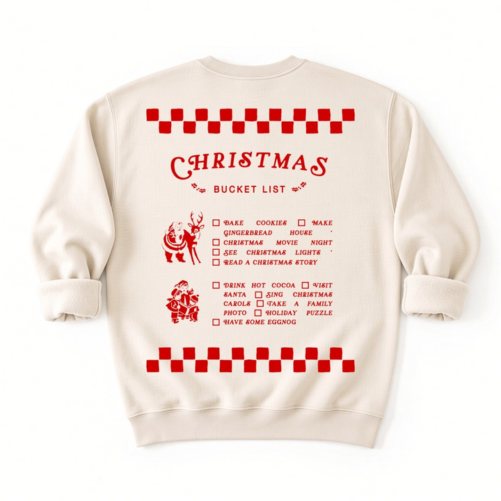 Christmas Bucket List Crewneck Sweatshirt
