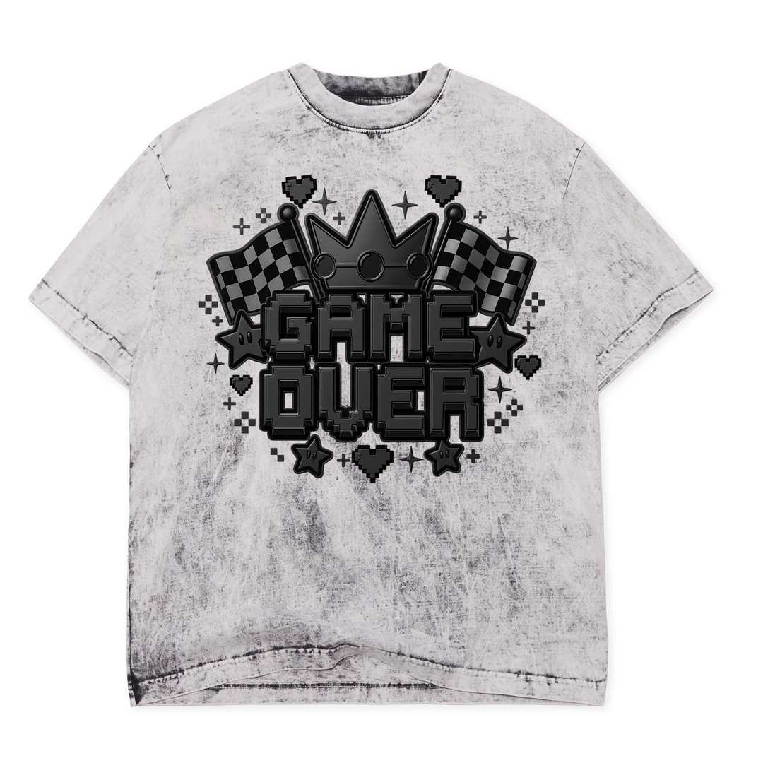 Cement Dye 'Game Over' Shirt
