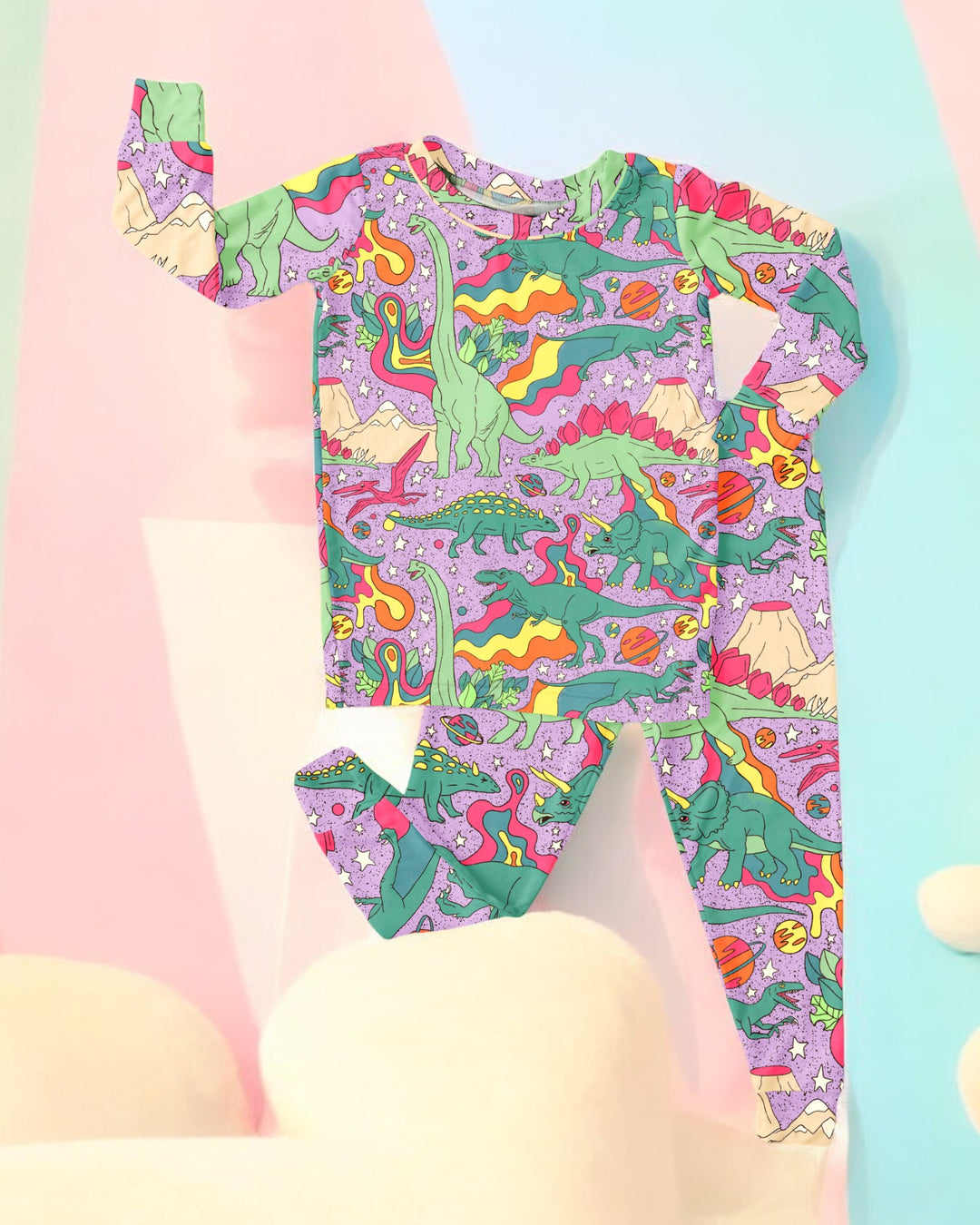 Prehistoric 90's | Bamboo Loungewear Set - Bunny Knots
