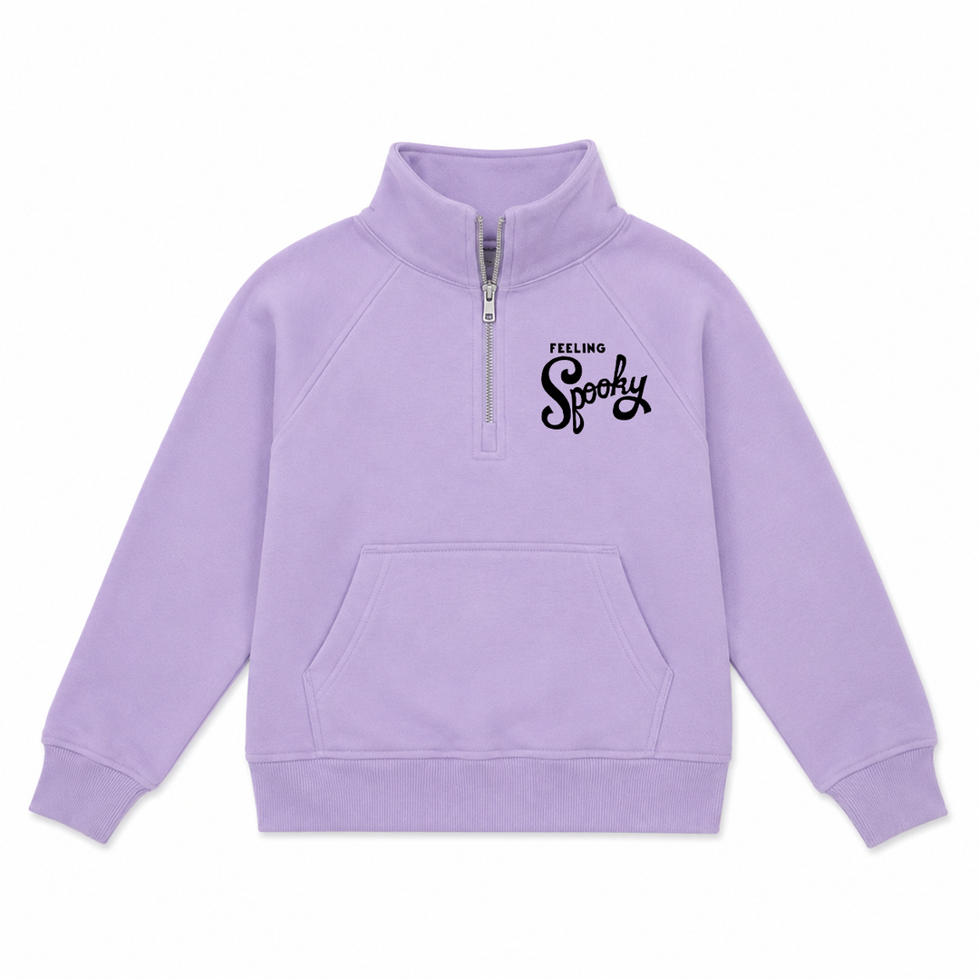 Feeling Spooky Half Zip Sweat Set