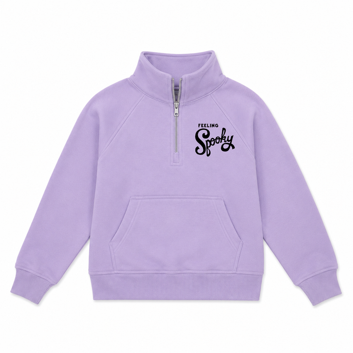 Feeling Spooky Half Zip Sweat Set