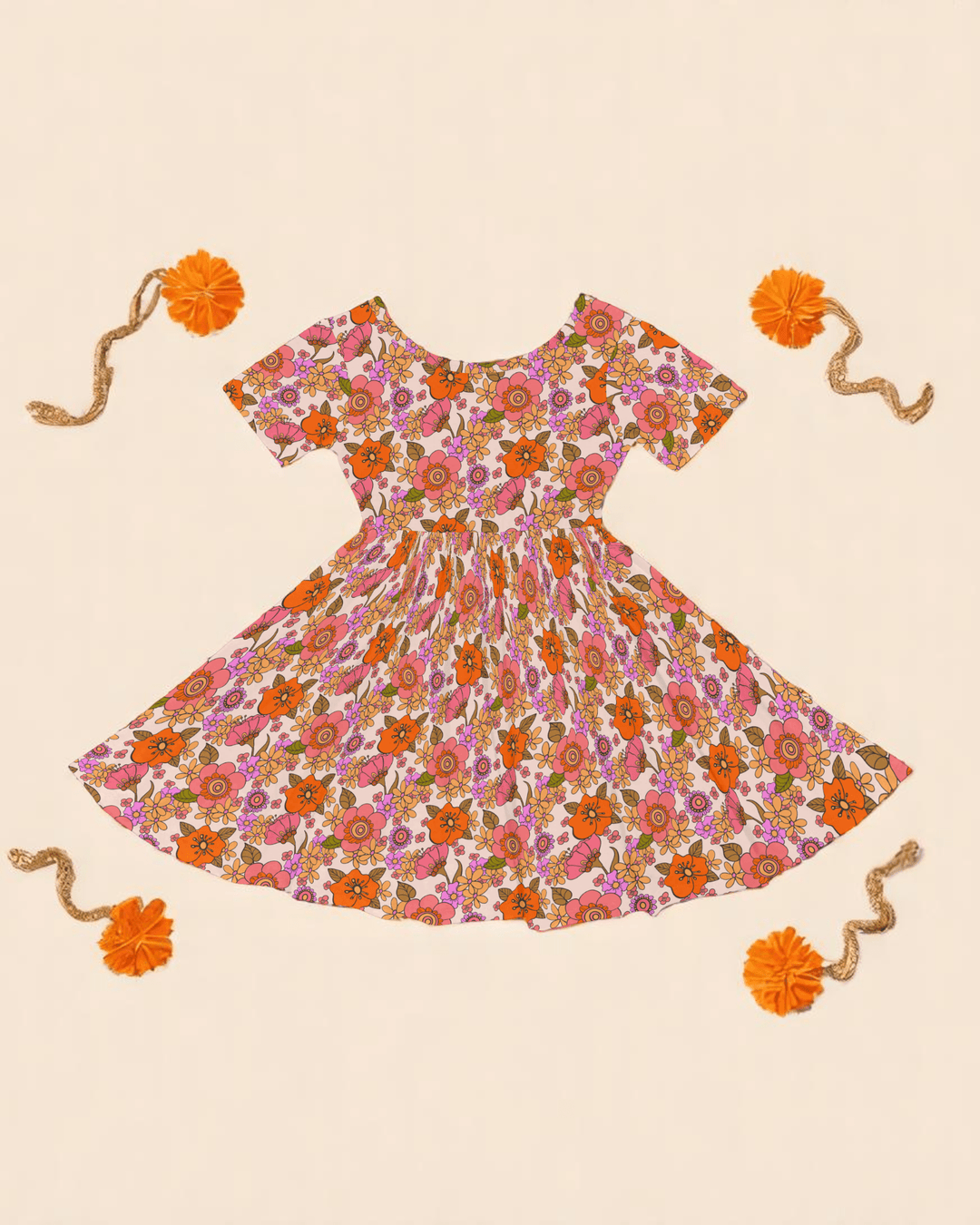 Very Brady Twirl Dress - Bunny Knots