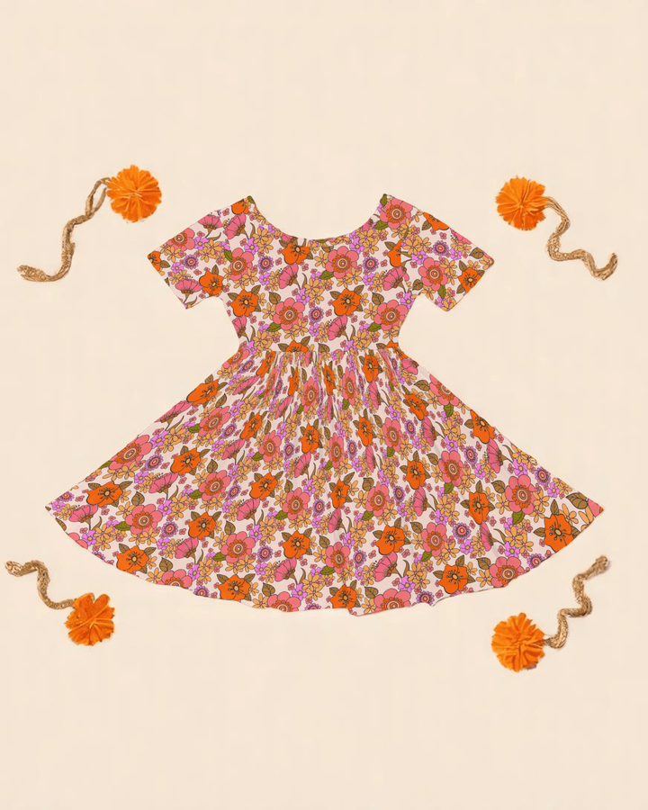 Very Brady Twirl Dress - Bunny Knots