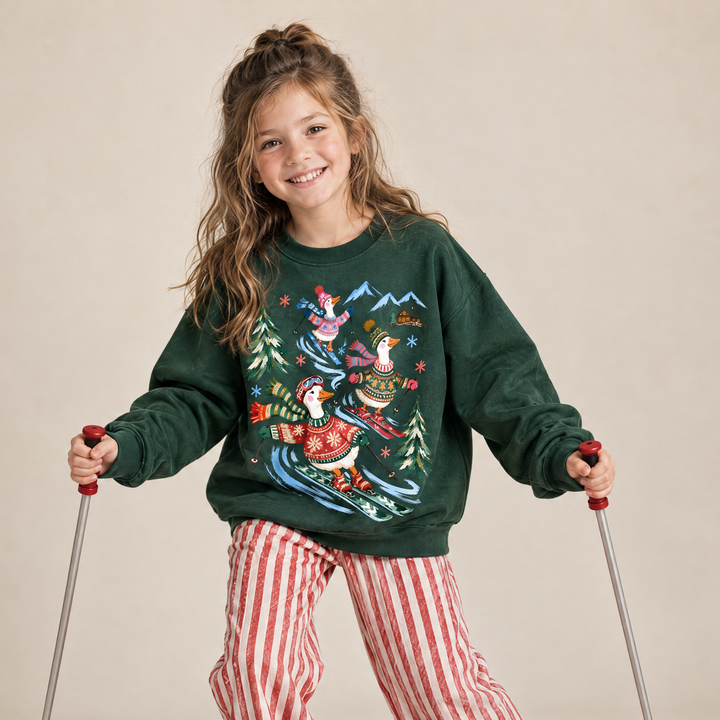 Gliding Geese Crewneck Sweatshirt