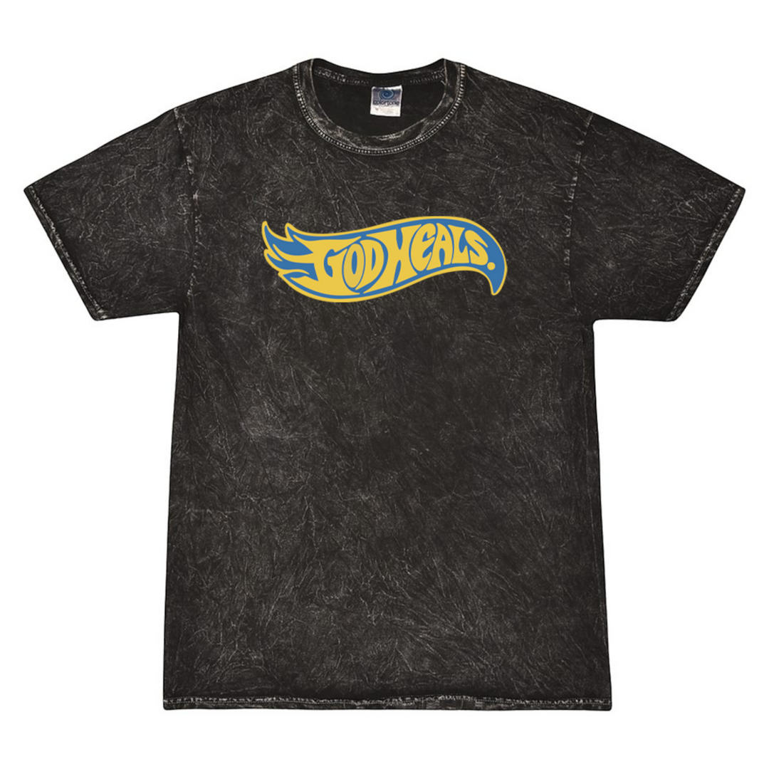 God Heals Mineral Wash T-Shirt