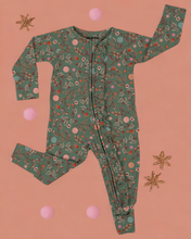 Load image into Gallery viewer, Whimsical Winter | Ruffle Bamboo Zippy
