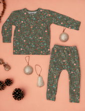 Load image into Gallery viewer, Whimsical Winter | Bamboo Long Sleeve Loungewear Set
