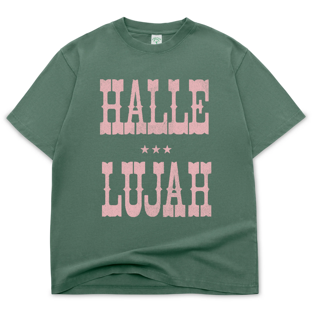 Just a Girl Who Loves Jesus Luxe Oversized Drop Sleeve T-Shirt