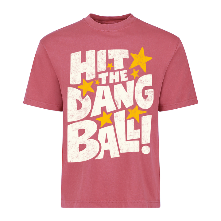 Hit The Dang Ball Oversized Drop Sleeve T-Shirt