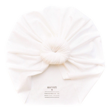 Load image into Gallery viewer, Genevieve | Cloud White | Knotted Swim Headwrap
