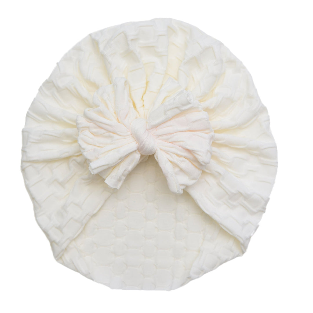Robbie | Porcelain | Honeycomb Headwrap - Bunny Knots