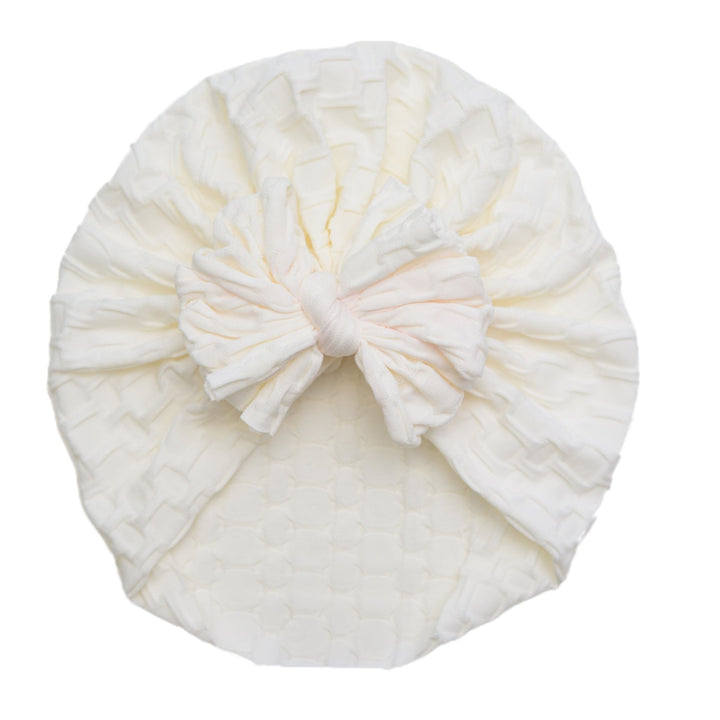 Robbie | Porcelain | Honeycomb Headwrap - Bunny Knots