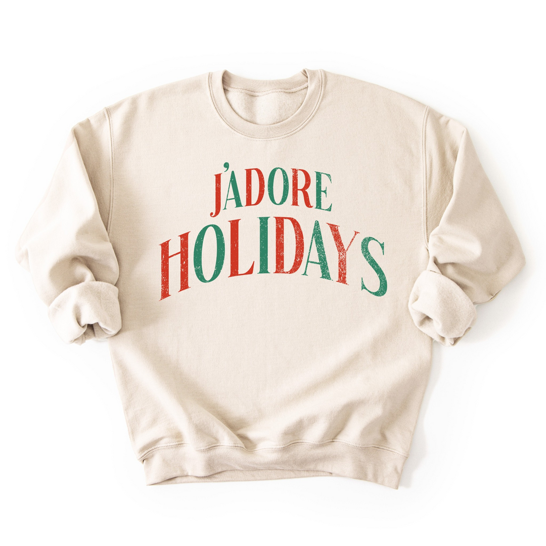 J'Adore Holidays Crewneck Sweatshirt
