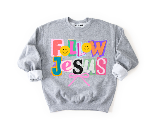 Follow Jesus Crewneck Sweatshirt
