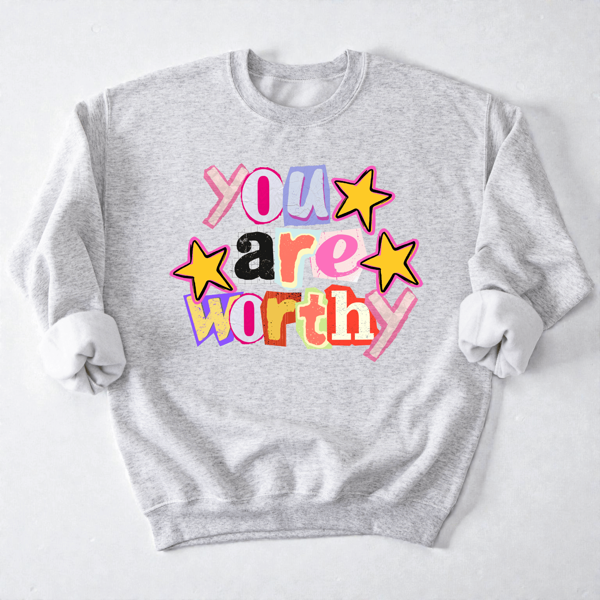 You are Worthy Crewneck Sweatshirt - Bunny Knots