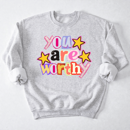 You are Worthy Crewneck Sweatshirt - Bunny Knots