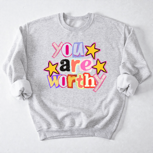 You are Worthy Crewneck Sweatshirt - Bunny Knots