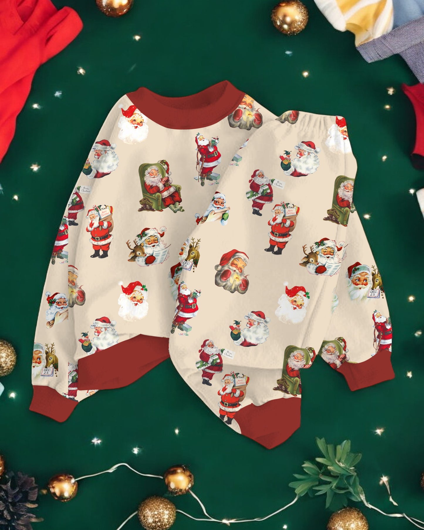 Jolly Old St. Nick | Bamboo French Terry Jogger Set