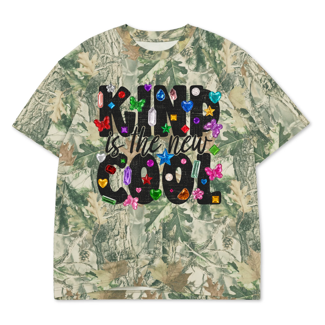 Kind Is The New Cool Luxe Drop Sleeve T-Shirt