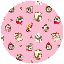 Load image into Gallery viewer, Meowy Kitschmas | Women&#39;s Bamboo Long Sleeve Loungewear Set
