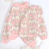 You Gotta Be Kitten Me | Sweet Pink Kitties | Bamboo French Terry Jogger Set