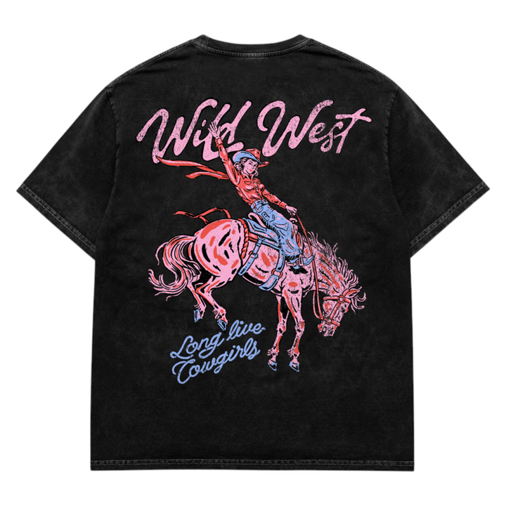 Long Live Cowgirls Luxe Grunge Wash T-Shirt