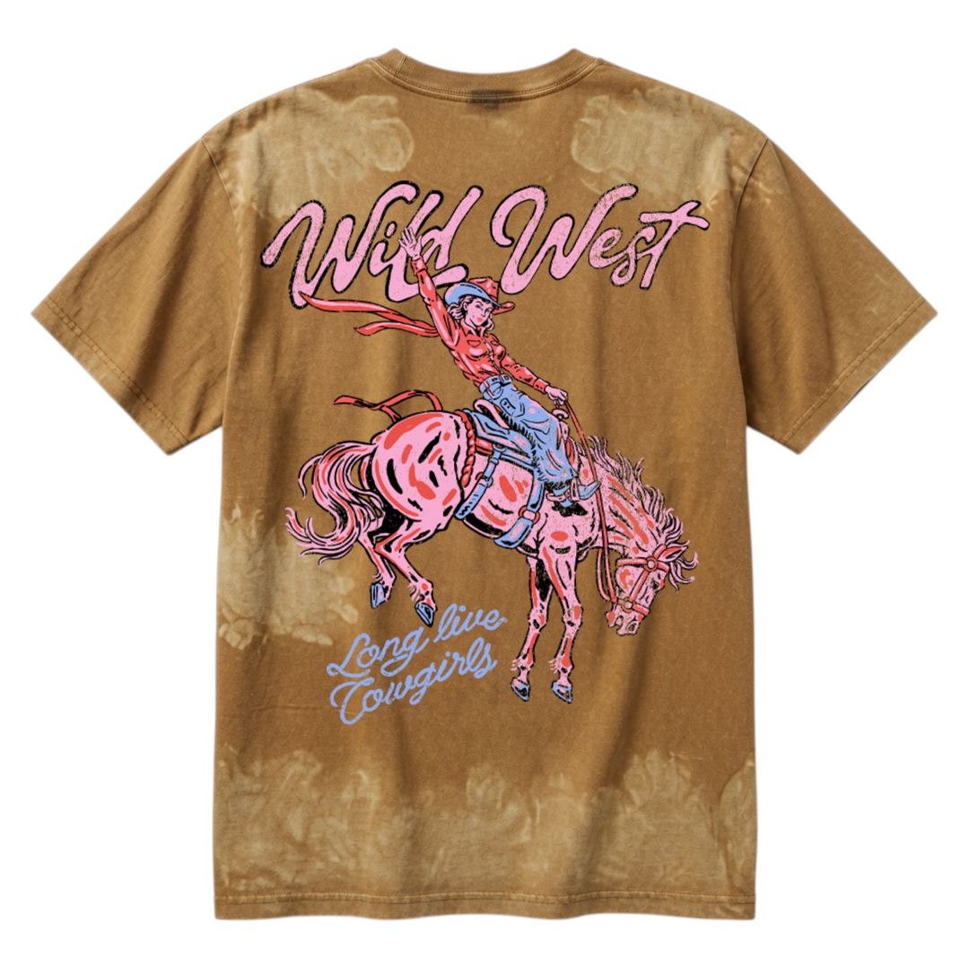 Long Live Cowgirls Luxe Grunge Wash T-Shirt