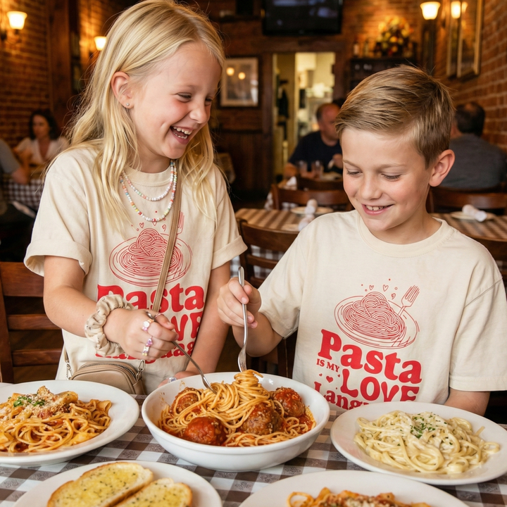 Pasta Is My Love Language Much T-Shirt