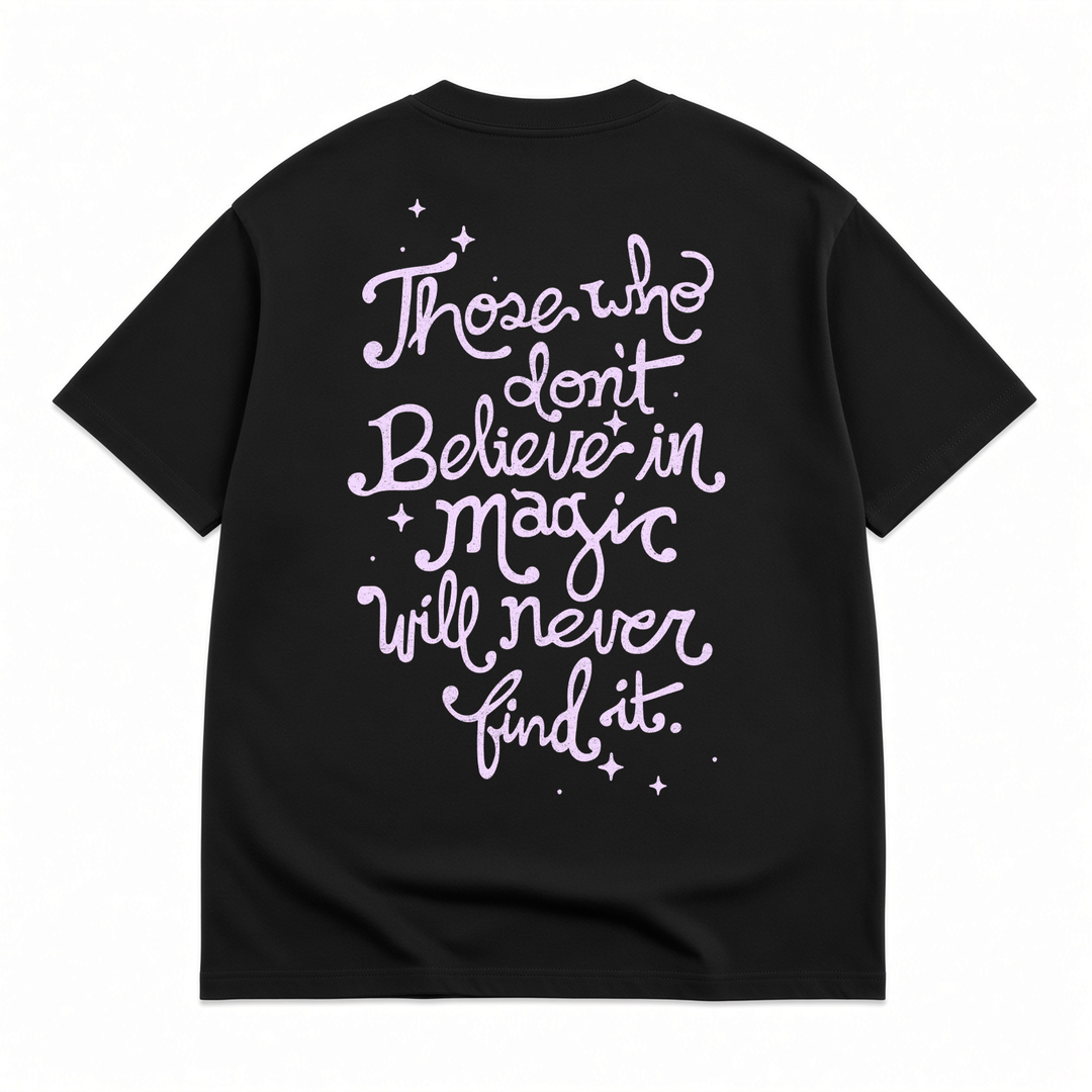 Trust Your Magic Luxe Oversized Drop Sleeve T-Shirt