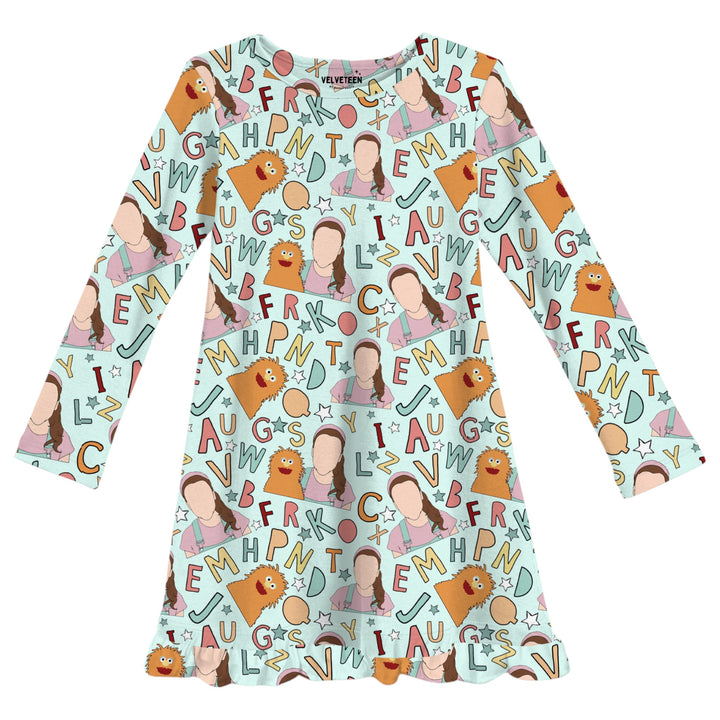 Can You Say Mama? | Bamboo Ruffle Gown - Bunny Knots