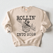 Rollin' Into 2026 Crewneck Sweatshirt - Bunny Knots