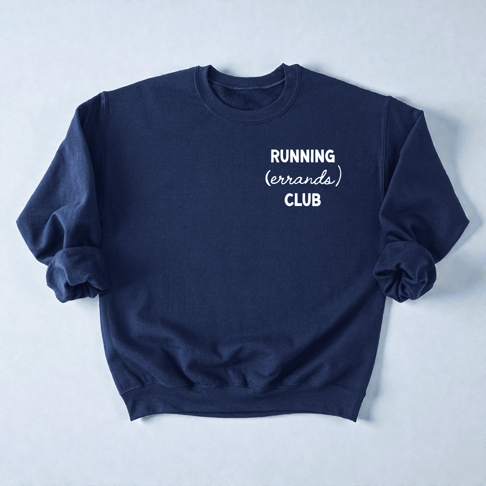 Running Errands Club Crewneck Sweatshirt - Bunny Knots