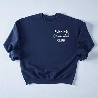 Running Errands Club Crewneck Sweatshirt - Bunny Knots