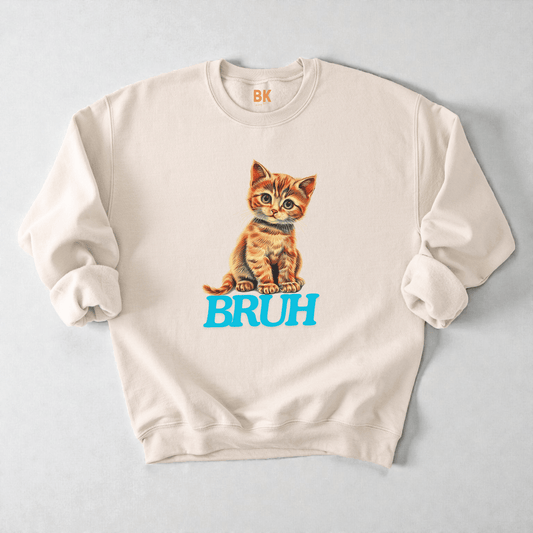 Bruh Crewneck Sweatshirt - Bunny Knots
