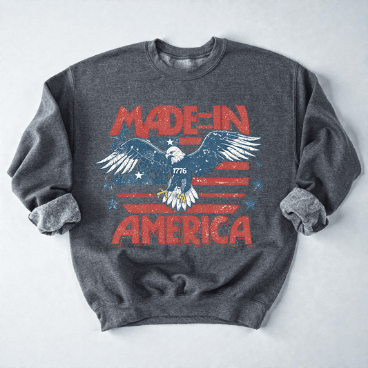 Made in America Crewneck Sweatshirt - Bunny Knots