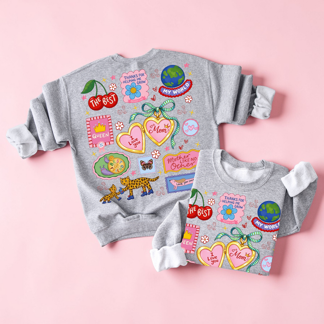 I Love You Mom Crewneck Sweatshirt