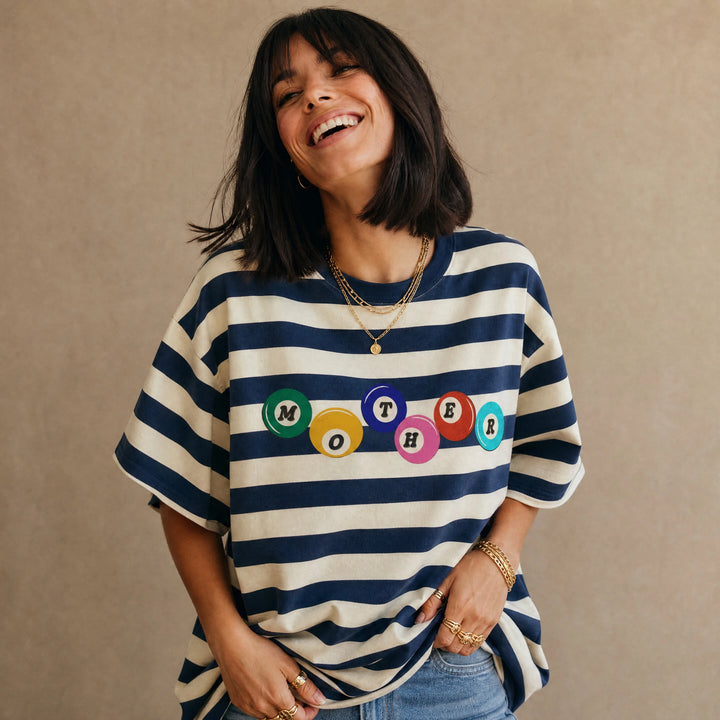 Mother's Break Luxe Oversized Drop Sleeve T-Shirt