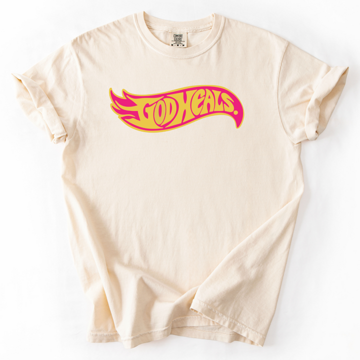God Heals Mineral Wash T-Shirt
