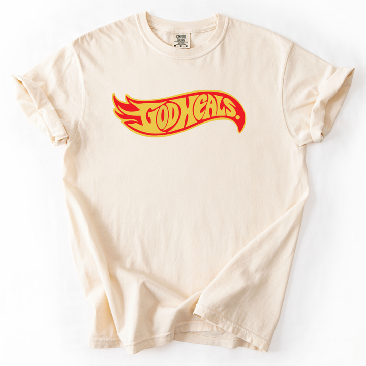God Heals Mineral Wash T-Shirt