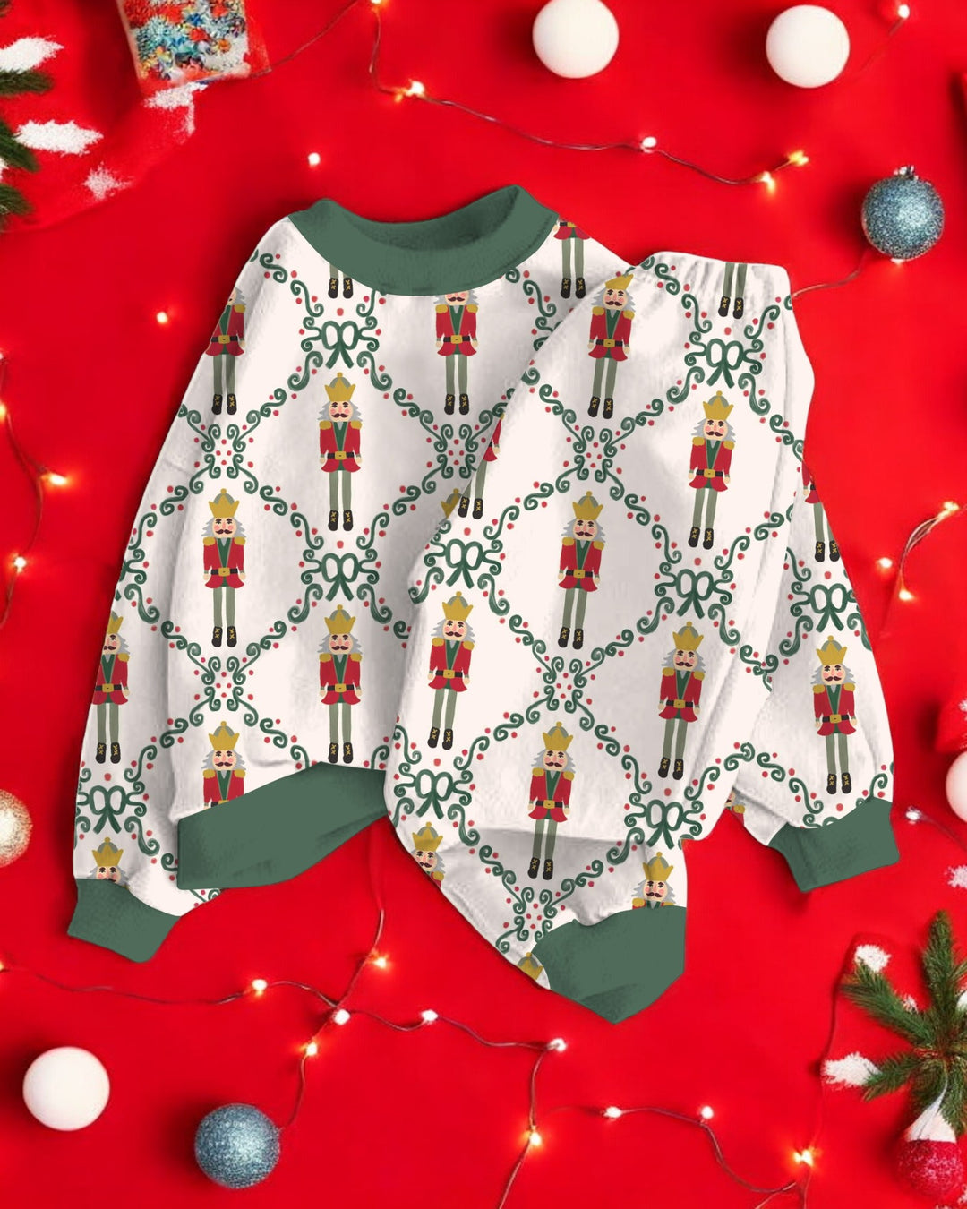 The Nutcracker | Bamboo French Terry Jogger Set - Bunny Knots