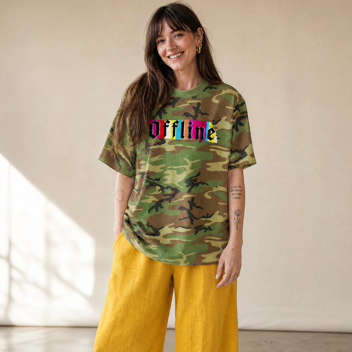 OFFLINE Luxe Oversized Drop Sleeve T-Shirt