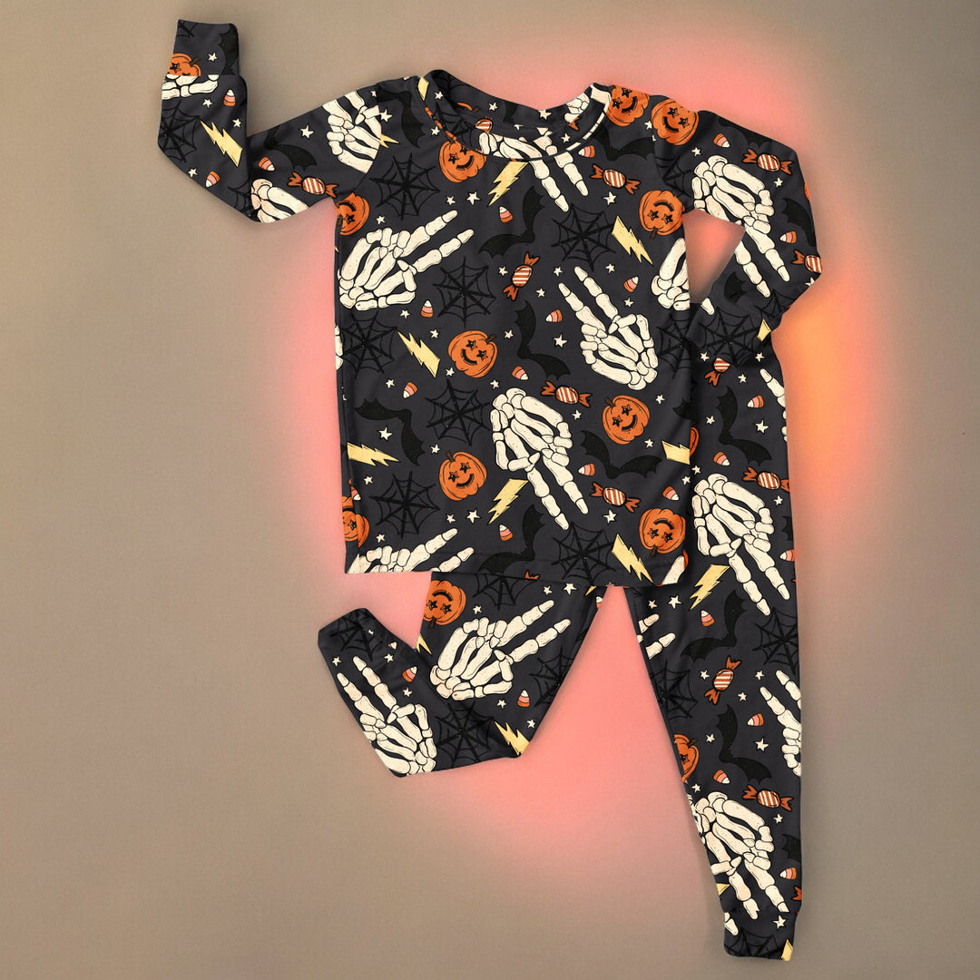 Peace & Pumpkins | Bamboo Loungewear Set - Bunny Knots