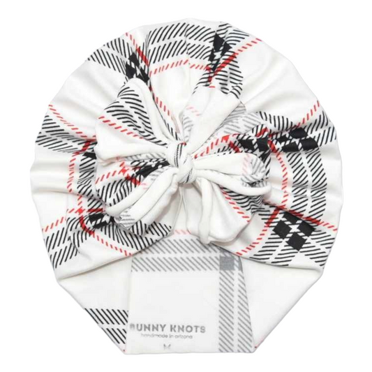 Scotty | Black & Red Plaid | Classic Headwrap