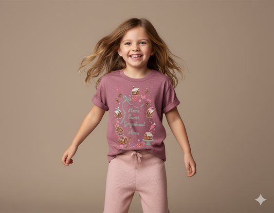 Home Sweet Gingerbread (Mauve) T-Shirt