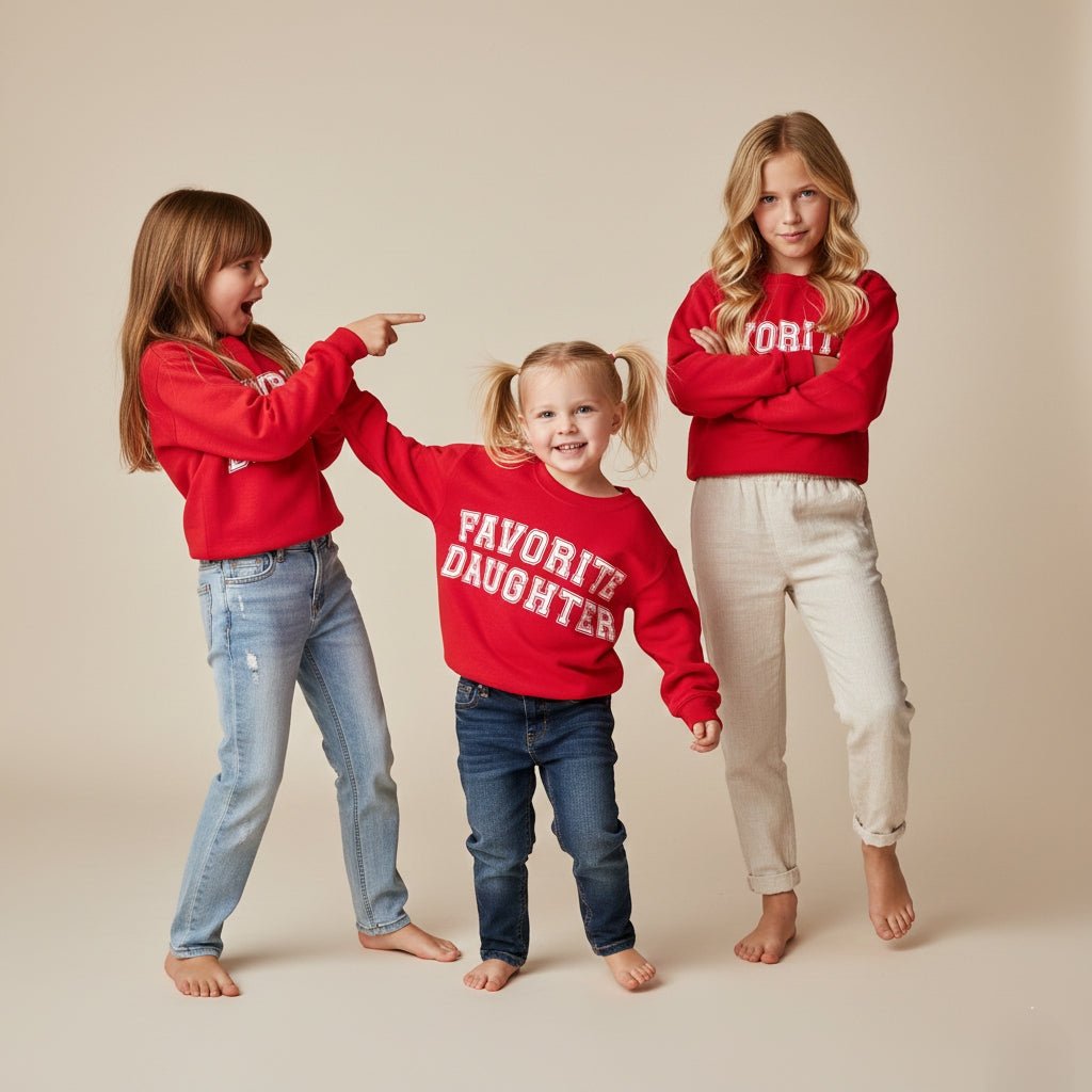 Favorite Daughter Crewneck Sweatshirt - Bunny Knots