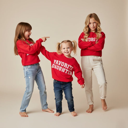 Favorite Daughter Crewneck Sweatshirt - Bunny Knots