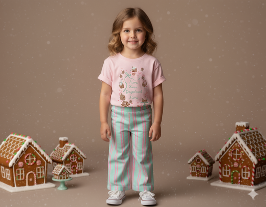 Home Sweet Gingerbread (Pink) T-Shirt