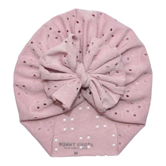 Ginny | Fading Rose | Eyelet Headwrap