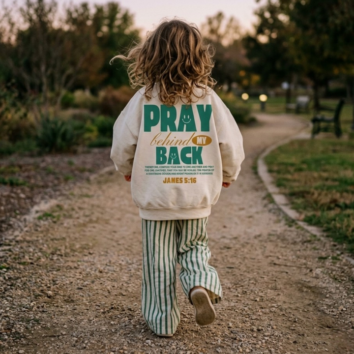Pray Behind My Back Crewneck Sweatshirt